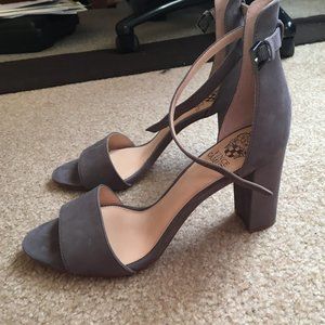 Vince Camuto Block Heel Ankle Strap Sandals